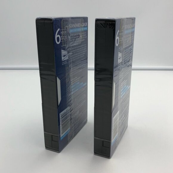 Maxell Blank Video Set of 2 VHS Tapes SEALED - Picture 2 of 4